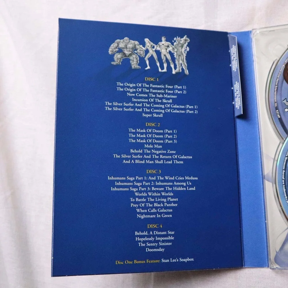 Fantastic Four The Complete 1994-95 Animated Series 4 Disc DVD Box Set - Picture 5 of 6